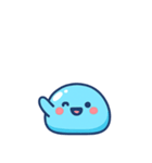 ぷにっとスライムのゆるっと感情表現（個別スタンプ：4）