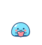 ぷにっとスライムのゆるっと感情表現（個別スタンプ：9）