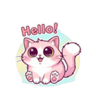 使いやすい猫スタンプ cat 2（個別スタンプ：2）