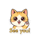 使いやすい猫スタンプ cat 2（個別スタンプ：6）
