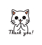 使いやすい猫スタンプ cat 2（個別スタンプ：7）