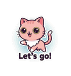 使いやすい猫スタンプ cat 2（個別スタンプ：8）