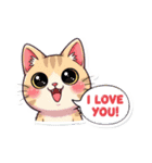 使いやすい猫スタンプ cat 2（個別スタンプ：9）