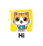 使いやすい猫スタンプ cat 2（個別スタンプ：11）