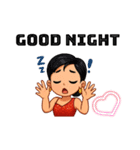 ダンスでEnglishスタンプ（個別スタンプ：4）