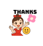 ダンスでEnglishスタンプ（個別スタンプ：15）