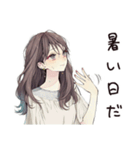 ふんわり大人女子の夏（個別スタンプ：10）