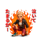 理不尽に立ち向かう反骨女性（個別スタンプ：21）