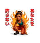 理不尽に立ち向かう反骨女性（個別スタンプ：33）