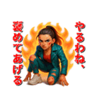 理不尽に立ち向かう反骨女性（個別スタンプ：34）