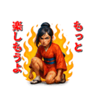 理不尽に立ち向かう反骨女性（個別スタンプ：40）