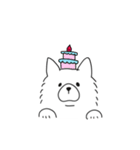 【サモエド】または【白くま】（個別スタンプ：3）