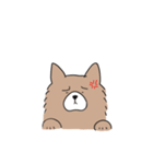 もふもふ犬【茶色】（個別スタンプ：11）