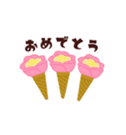 ひんやりスイーツのスタンプ（個別スタンプ：14）