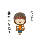 母から一言 48 酷暑（個別スタンプ：5）