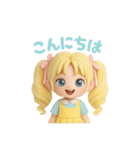毎日使える♡金髪少女の日常スタンプ♡（個別スタンプ：6）