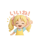 毎日使える♡金髪少女の日常スタンプ♡（個別スタンプ：10）