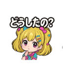 毎日使える ♡金髪ギャル❤︎ギャル語入り（個別スタンプ：4）