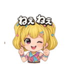 毎日使える ♡金髪ギャル❤︎ギャル語入り（個別スタンプ：10）