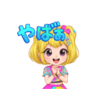 毎日使える ♡金髪ギャル❤︎ギャル語入り（個別スタンプ：28）