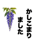 ずっと使える♡デカ文字お花のスタンプ（個別スタンプ：10）
