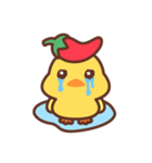 ずっと使える♡チリ帽子をかぶったひよこ（個別スタンプ：29）