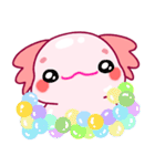 ピンクのウーパールーパー「ルパピン」（個別スタンプ：4）
