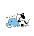 真夏のさけねこ（個別スタンプ：23）