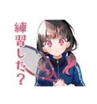 制服の女の子★放課後部活トーク（個別スタンプ：6）