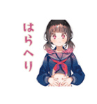 制服の女の子★放課後部活トーク（個別スタンプ：35）
