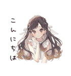 夏色♡ゆるふわガーリーな女の子（個別スタンプ：11）