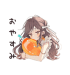 夏色♡ゆるふわガーリーな女の子（個別スタンプ：19）