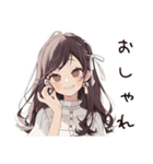 夏色♡ゆるふわガーリーな女の子（個別スタンプ：22）