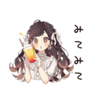 夏色♡ゆるふわガーリーな女の子（個別スタンプ：26）
