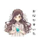 夏色♡ゆるふわガーリーな女の子（個別スタンプ：37）