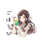 夏色♡ゆるふわガーリーな女の子（個別スタンプ：38）
