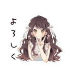 夏色♡ゆるふわガーリーな女の子（個別スタンプ：40）