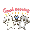 おはよう＆モーニングコール(英語Ver)（個別スタンプ：1）