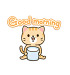 おはよう＆モーニングコール(英語Ver)（個別スタンプ：7）