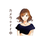 オトナ女子★リモート会議あるある（個別スタンプ：24）