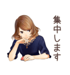 オトナ女子★リモート会議あるある（個別スタンプ：38）
