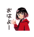 課題ギリギリ★ダウナー女子（個別スタンプ：2）