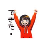 課題ギリギリ★ダウナー女子（個別スタンプ：40）