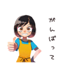 ママの夏★親子でほんわか（個別スタンプ：9）