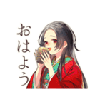 花魁のお悩み相談室★和風（個別スタンプ：2）