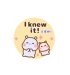 ❤️うごく！カバたんの定番スタンプ♡英＆和（個別スタンプ：19）