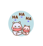 ❤️うごく！カバたんの定番スタンプ♡英＆和（個別スタンプ：20）
