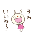 聞き上手☆てるてるうさぎ（個別スタンプ：9）