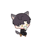 『恋と深空』<しあわせにゃ>（個別スタンプ：8）