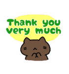 連絡！ねこたんず(英語)（個別スタンプ：6）
